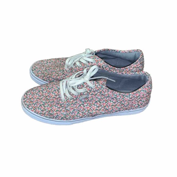VANS Shoes - VANS Womens Multicolor Floral 500714 Canvas Low Top Lace Up Sneaker Size 9.5